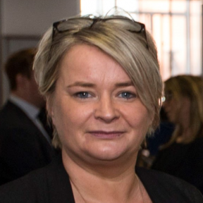 Portrait of Pamela Stewart, Treasurer at VIAS Scotland